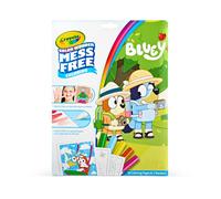 CRAYOLA Color Wonder Bluey Colouring MessFree Book Includes 18 Colouring P