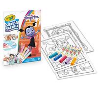 CRAYOLA Color Wonder Colouring Set with 18 Colouring Pages and 5 Mess-Free Felt-Tip Pens, Disney Vampirina, 6 Pieces, 75-2396