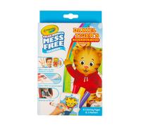 Crayola Color Wonder Daniel Tiger's Neighborhood 8 Small Mess Free Coloring Pages and Markers Kids Indoor Activities at Home Gift for Age 3 4 5