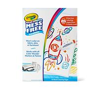 CRAYOLA Color Wonder Mess Free Coloring, Blank Coloring Pages, 50 Count, Printable Page Refill Set, Small