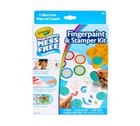 Crayola Color Wonder Mess Free Fingerpaint & Stamper Kit Safari Stamps for Kids Color Reveal Ink Toddler Activity Gifts 3+