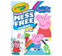 CRAYOLA Color Wonder - Peppa Pig Mess-Free Colouring Book (Includes 18