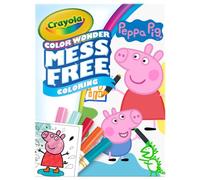CRAYOLA 75-7000 Peppa Pig Color Wonder Mess Free Book, Multi