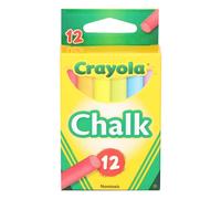 Crayola Colored Low Dust Chalk 12Ct