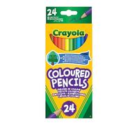 CRAYOLA Colored Pencils (24ct), Presharpened Coloring Pencils for Kids, Assorted Colors, Classroom Supplies, Nontoxic, 3+