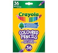 CRAYOLA Colored Pencils (36ct), Kids Pencil Set, Back to School Essentials, Must Have Classroom Supplies for Kids, Pre-Sharpened Coloring Book Pencils, 3+