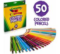 Colored Pencils Art Tools 50 Count Perfect for Art Projects - Multicolored