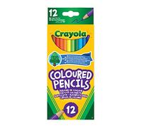 CRAYOLA Colouring Pencils - Assorted Colours (Pack of 12) | A Must-Have for All Kids Arts & Crafts Sets | Ideal for Kids Aged 3+