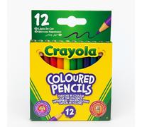 Crayola Colored Pencils, Short, 12-Pack