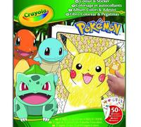 Crayola Coloring Book+pokemon Stickers