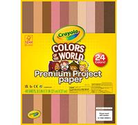 Crayola Colors of The World Construction Paper 8.5"X11"-48 Sheets