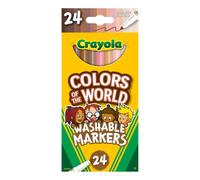 Crayola Colors Of The World Fine Line Washable Markers 24/Pk587810