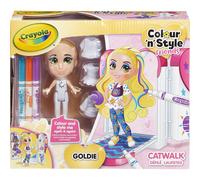 Crayola Colour n Style Friends Goldie Catwalk Playset