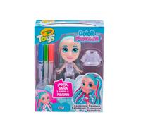 CRAYOLA Colour 'n' Style Friends: Sky | Colour & Style Your Own Doll, Again and Again! (Includes Magic Dry-Erase Pens) | Ideal For Kids Aged 3+
