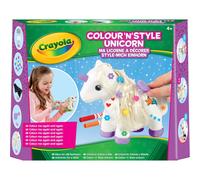 CRAYOLA Colour 'n' Style Unicorn | Colour Your Own Unicorn Again and Again | Includes Washable Marker Pens, Beads & Hairbrush | Ideal for Kids Aged 4+