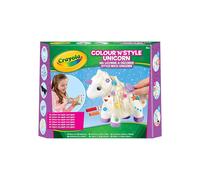 CRAYOLA Colour 'n' Style Unicorn - Reusable Colour-Your-Own Unicorn Kit with Washable Markers, Beads & Hairbrush (Unicorn) Ideal for Ages 4+