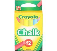 CRAYOLA Coloured Chalk 12 Pack Crayola Multicolor