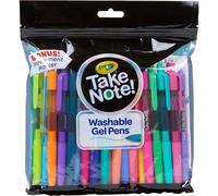 Crayola Colored Gel Pens for Kids and Adult Coloring, Washable Pens Medium Point , 14 Count