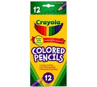 CRAYOLA Colouring Pencils - Assorted Colours (Pack of 12) | A Must-Have for All Kids Arts & Crafts Sets | Ideal for Kids Aged 3+