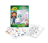 CRAYOLA - Colouring Album with Sticker Gabby's Dollhouse, 32 Colouring Pages and 4 Sheets of Stickers, for Children from 3 Years, 04-7025G