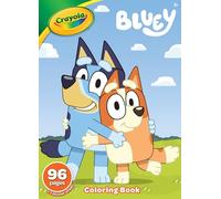 CRAYOLA Colouring Book - Bluey | 96 Pages of Bluey Colouring Fun | Sticker Sheet Included | Ideal for Kids Aged 3+