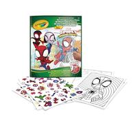 Crayola, Colouring Book with Spidey Stickers, 32 Pages and 4 Sticker Sheets Included, 04-0738