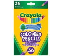 CRAYOLA Colouring Pencils - Assorted Colours (Pack of 36) | A Must-Have for All Kids Arts & Crafts Sets | Ideal for Kids Aged 3+
