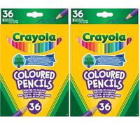 CRAYOLA Colouring Pencils - Assorted Colours (Pack of 72) | A Must-Have for All Kids Arts & Crafts Sets | Ideal for Kids Aged 3+