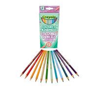 CRAYOLA Colours of Kindness Pencils Age 3+ - Assorted Colours (Pack of 12) | Colours That Represent Good Feelings | Ideal for Kids Aged 3+, pastel-coloured