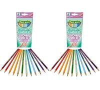 CRAYOLA Colours of Kindness Pencils Age 3+ - Assorted Colours (Pack of 24) | Colours That Represent Good Feelings | Ideal for Kids Aged 3+, pastel-coloured