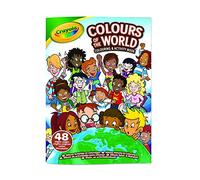 CRAYOLA Colours of the World Activity and Colouring Album, 48 Colouring Pages and Educational Activities, 25-0717