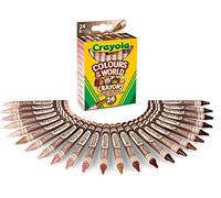 CRAYOLA 918992.048 24 Colours of The World Skin Tone Crayons