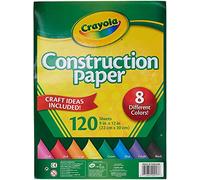 Crayola Construction Paper, 8 different colors, 120 Sheets