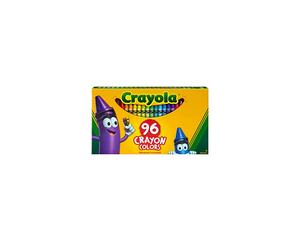 Crayola; Crayons; Art Tools; 96 ct.; Durable, Long-Lasting Colors, Built-in Sharpener