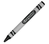 Crayola 5208361051 Bulk Crayons, Black, 12 Count (Pack of 1)