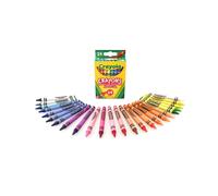 CRAYOLA Crayons Bright Strong Colours Multi 24 Count Pack of 1 Packaging ma
