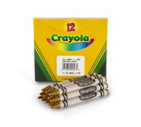 Crayola Crayons, Gold, Single Color Crayon Refill, 12 Count Bulk Crayons, School Supplies