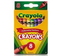 Crayola Crayons, School Supplies, Classic Colors, 8 Count