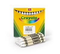 Crayola Crayons, White, Single Color Crayon Refill, 12 Count Bulk Crayons, School Supplies