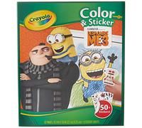 Crayola Despicable Me 3 Colour and Sticker Book (Cover May Vary)