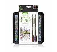 CRAYOLA Detailing Gel PENS, Assorted Colors 20/Pkg, 20 Count (Pack of 1)