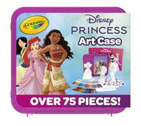 Crayola Disney Princess Art Case (75ct) Art Kit for Kids, Art Supplies, Disney Coloring Set, Disney Toys, Gift for Girls & Boys