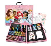 CRAYOLA Disney Princess Inspiration Art Case, 115 Art & Coloring Supplies, Gift for Kids for Age 5+