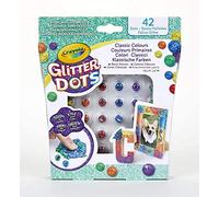 CRAYOLA - Dots Assortiti set for playing and creating with the modelable glitter colours classic or tropical or vivaci, 04-0803