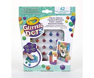 CRAYOLA - Dots Assortiti set for playing and creating with the modelable glitter colours classic or tropical or vivaci, 04-0803