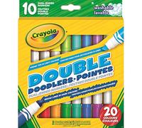 Crayola Double Doodlers, Dual-Ended Markers, 10 Non Toxic Washable Markers
