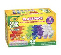 Crayola Playdough Bulk Pack | 48 Tubs of 3oz Scented Play Dough Plus 12 Sparkle Dough Colors for Teacher Supplies, Classroom or Preschool
