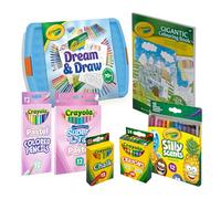 Crayola Dream & Draw Tub: Contains 70+ Items Including Crayons, Markers, Pencils,Felt Tip Pens and a Colouring Book, Ideal for Kids Aged 3+