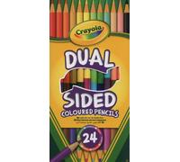 CRAYOLA Dual-Sided Colouring Pencils - Assorted Colours 1 count (Pack of 12)