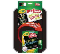 Crayola Dual Sided Dry Erase Board, Neon Dry Erase Crayons, Room or Locker Decor, Back to School Supplies, Gifts for Teachers and Kids, Ages 4+